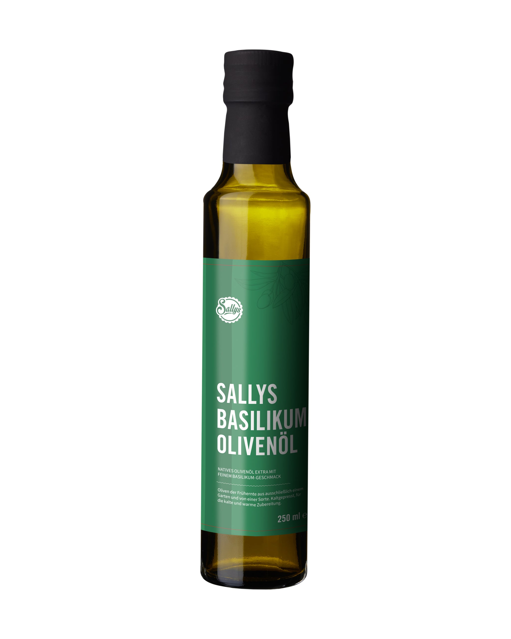 Sallys Basilikum Olivenöl - 250 ml