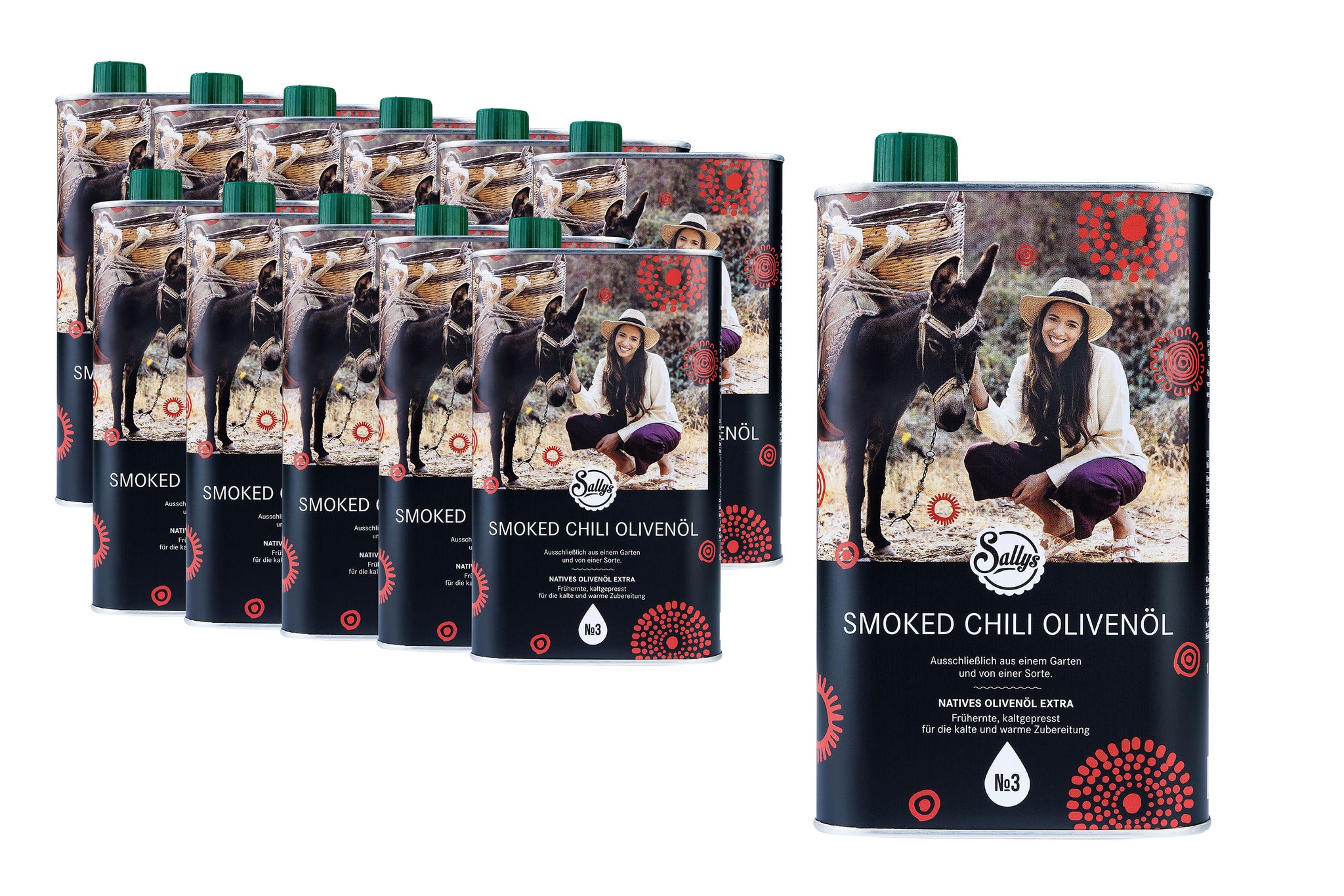 Sallys Geschmacks-Olivenöl Nachfüllkanister Spar-Set