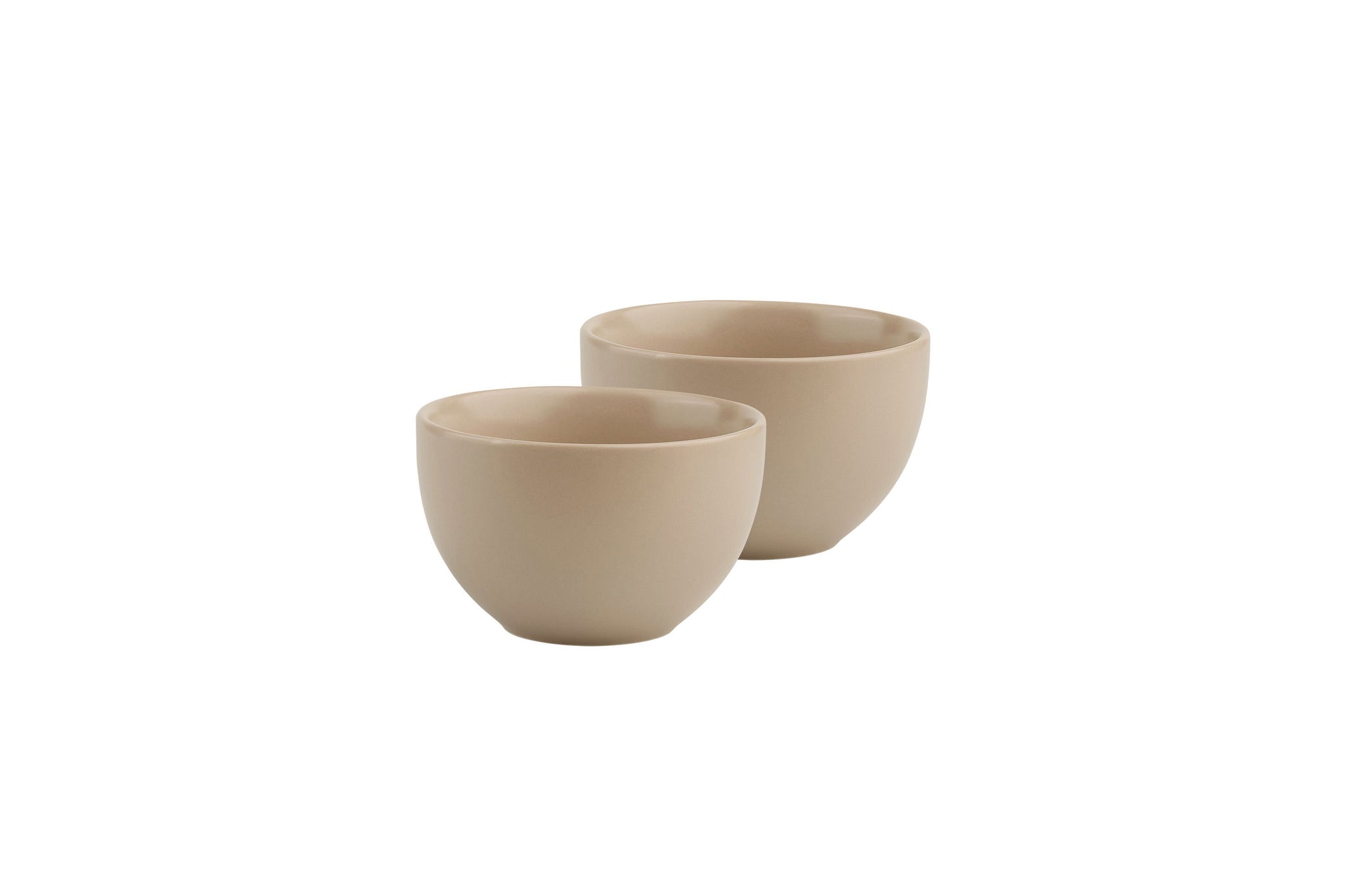 silky glaze schaelchen in desert beige zweier set