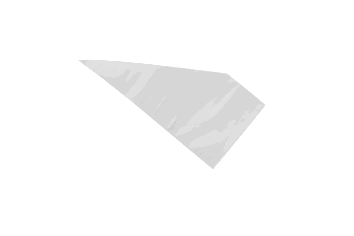 Ein kleiner, weißer Spritzbeutel