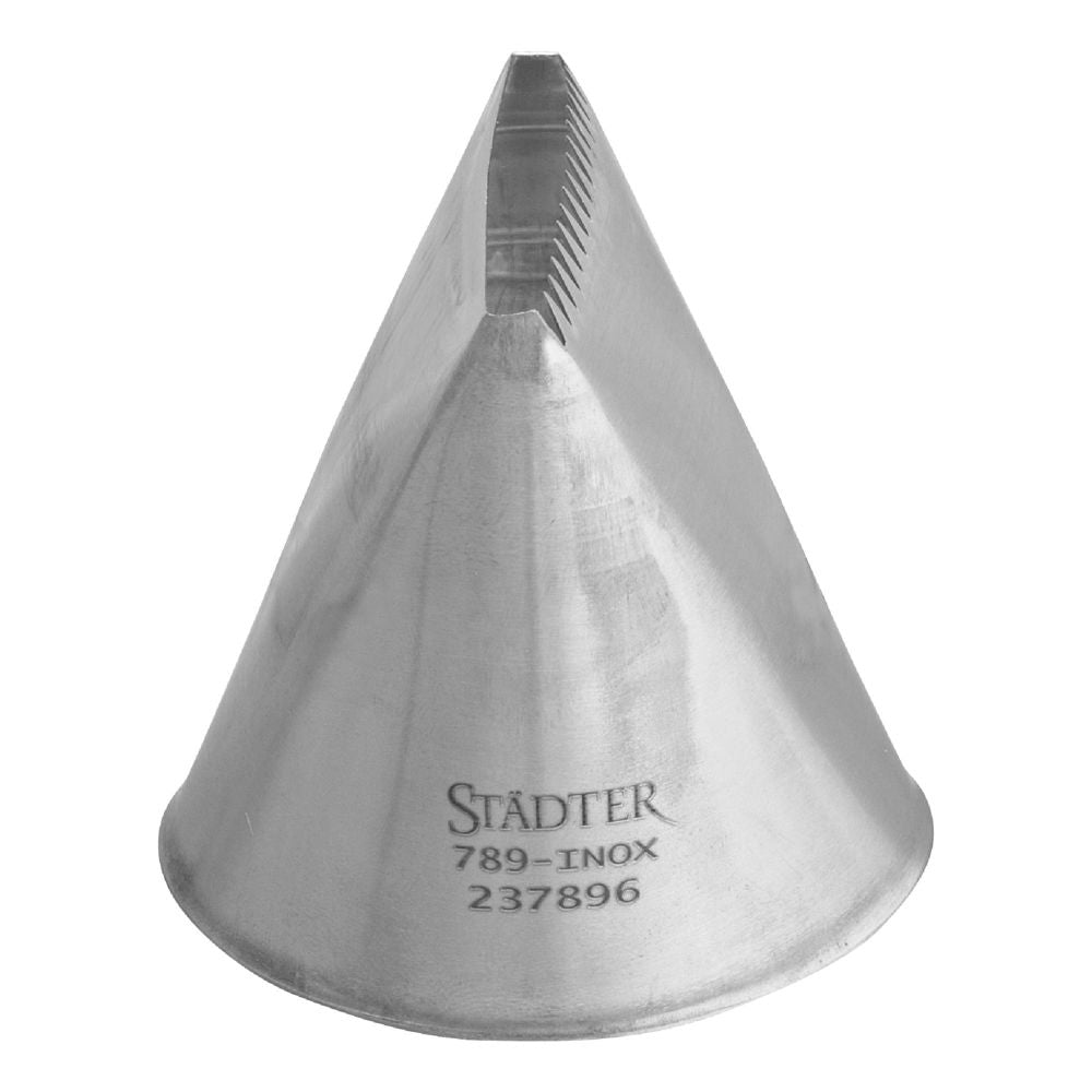 Eine silberne Randtülle