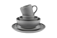 Graues Stoneware-Geschirr