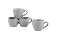 Mehrere graue Stoneware-Tassen