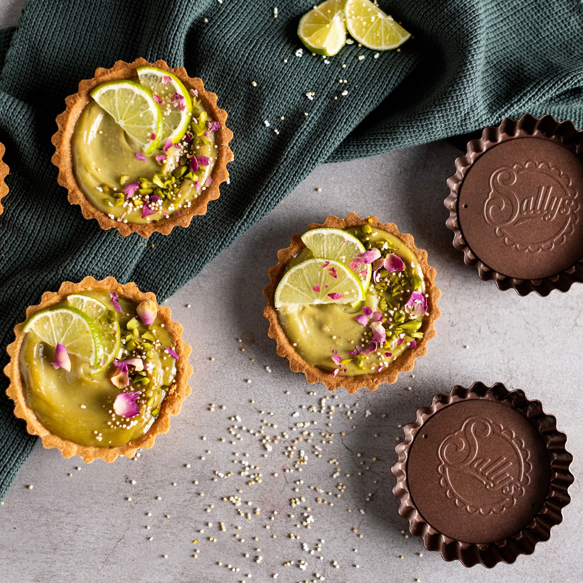 Sallys Mini Tarteformen - 4er Set