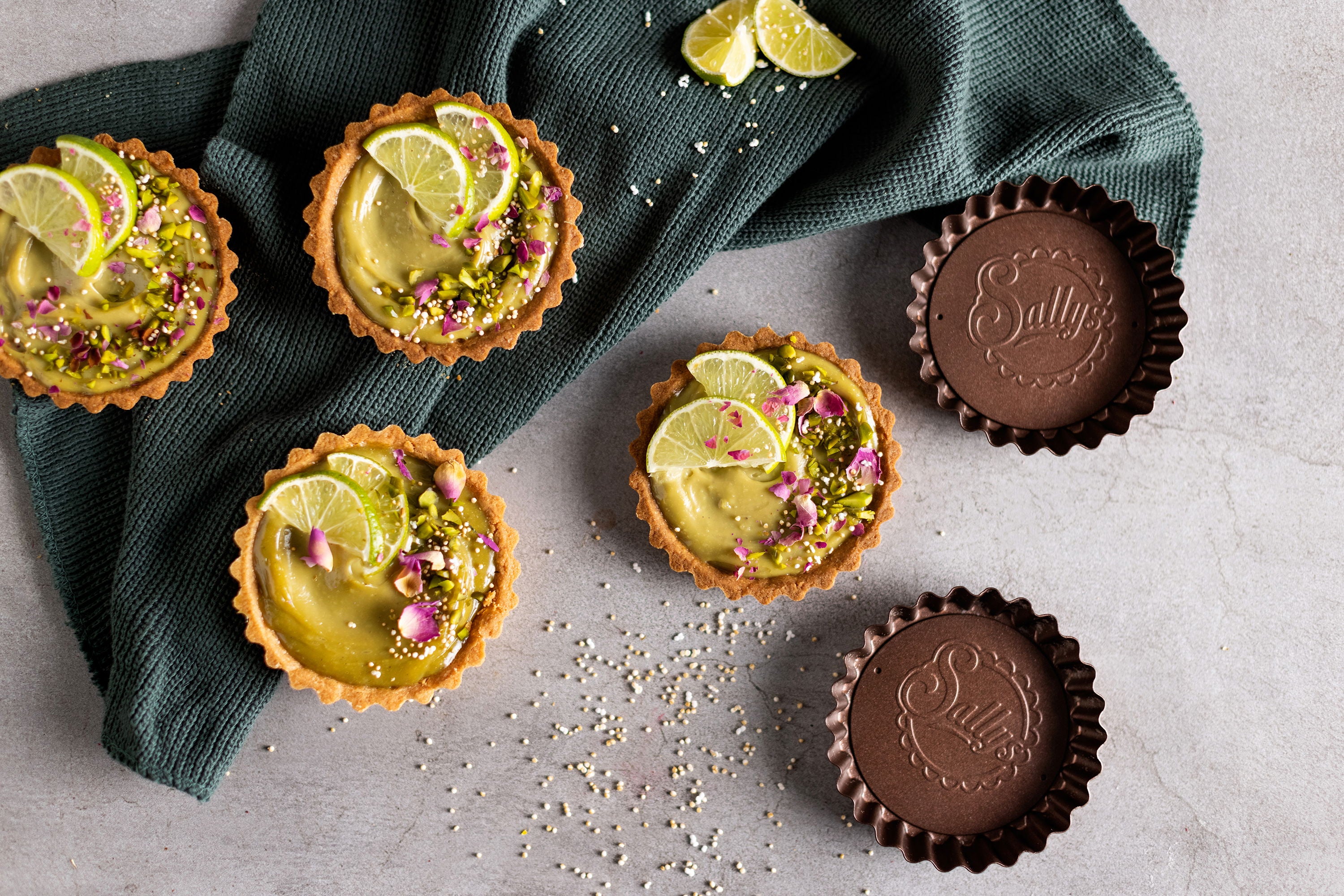 Sallys Mini Tarteformen - 4er Set