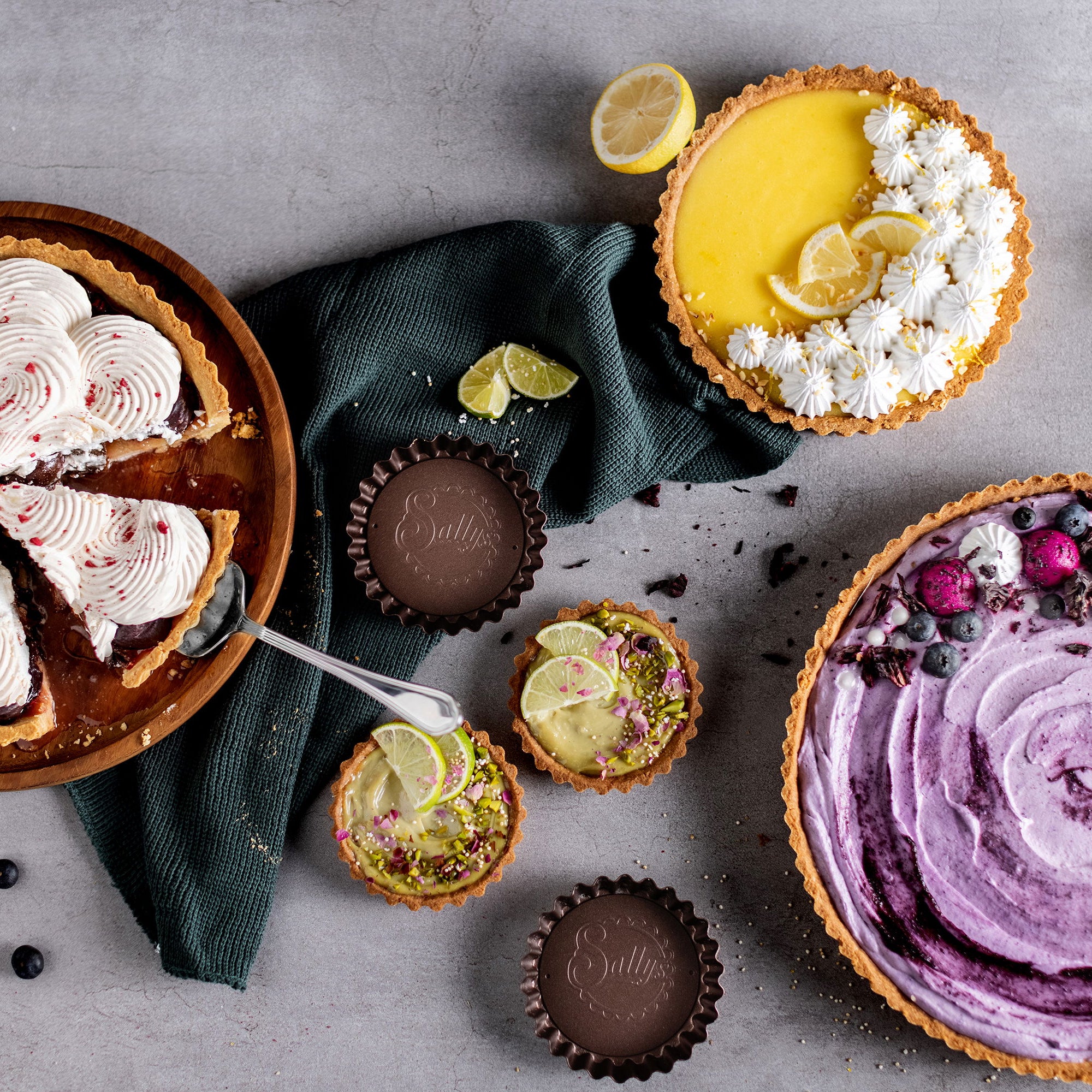 Sallys Tarteformen Set - alle Größen