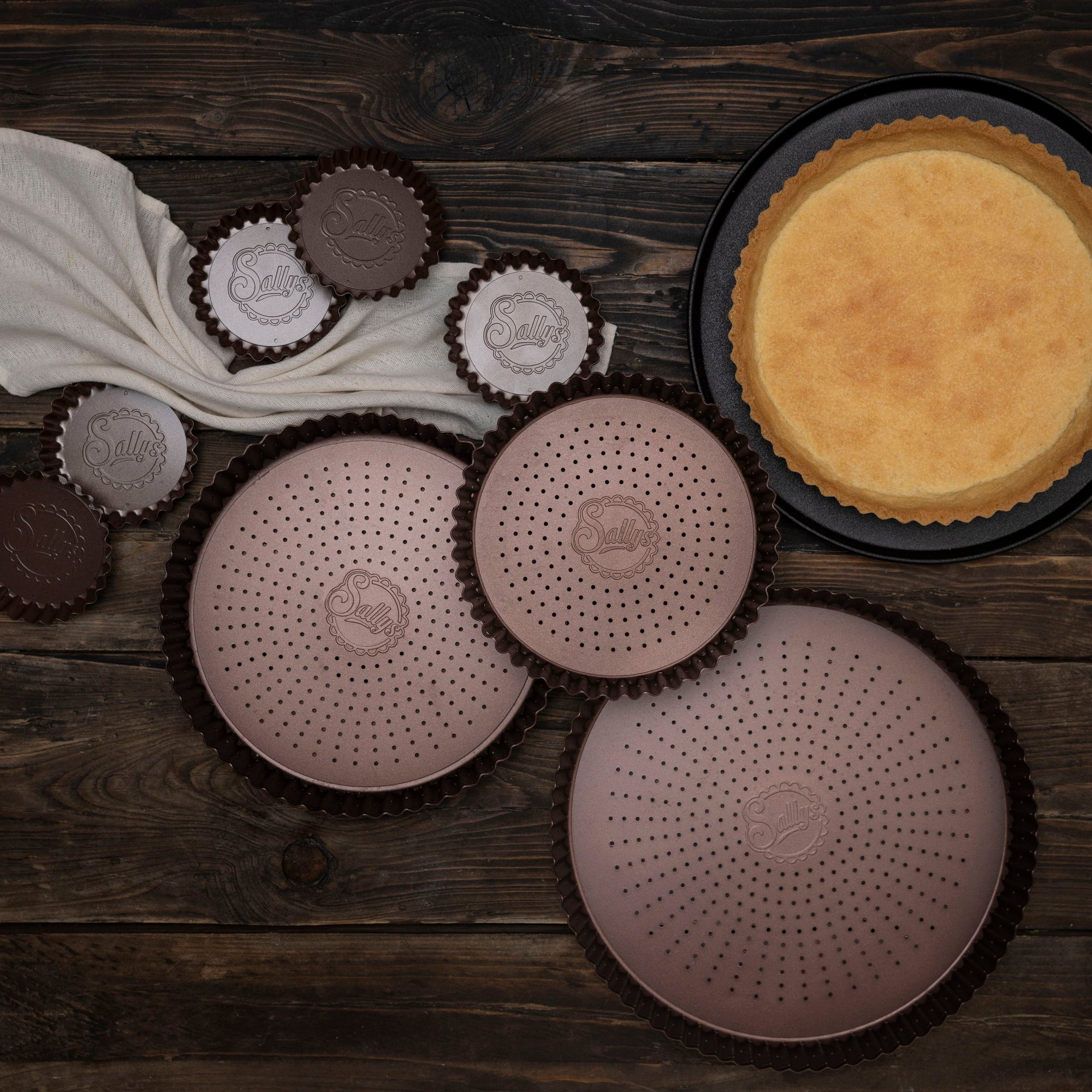 Sallys Tarteformen Set - alle Größen