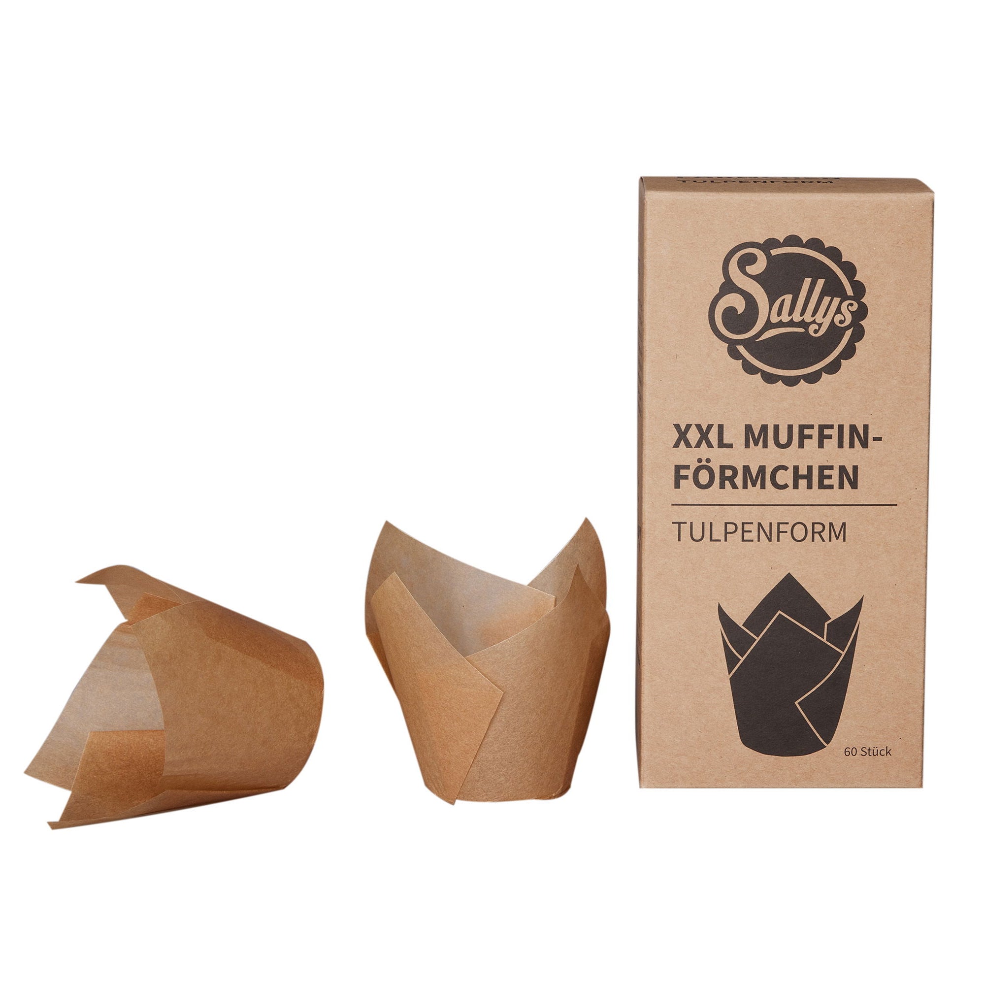 Sallys XXL Muffinförmchen - Tulpenform