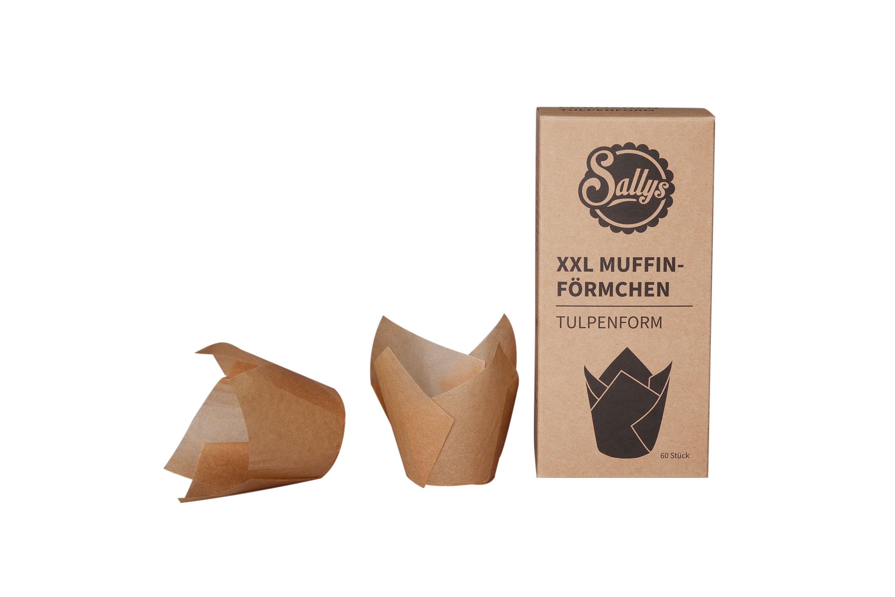 Sallys XXL Muffinförmchen - Tulpenform