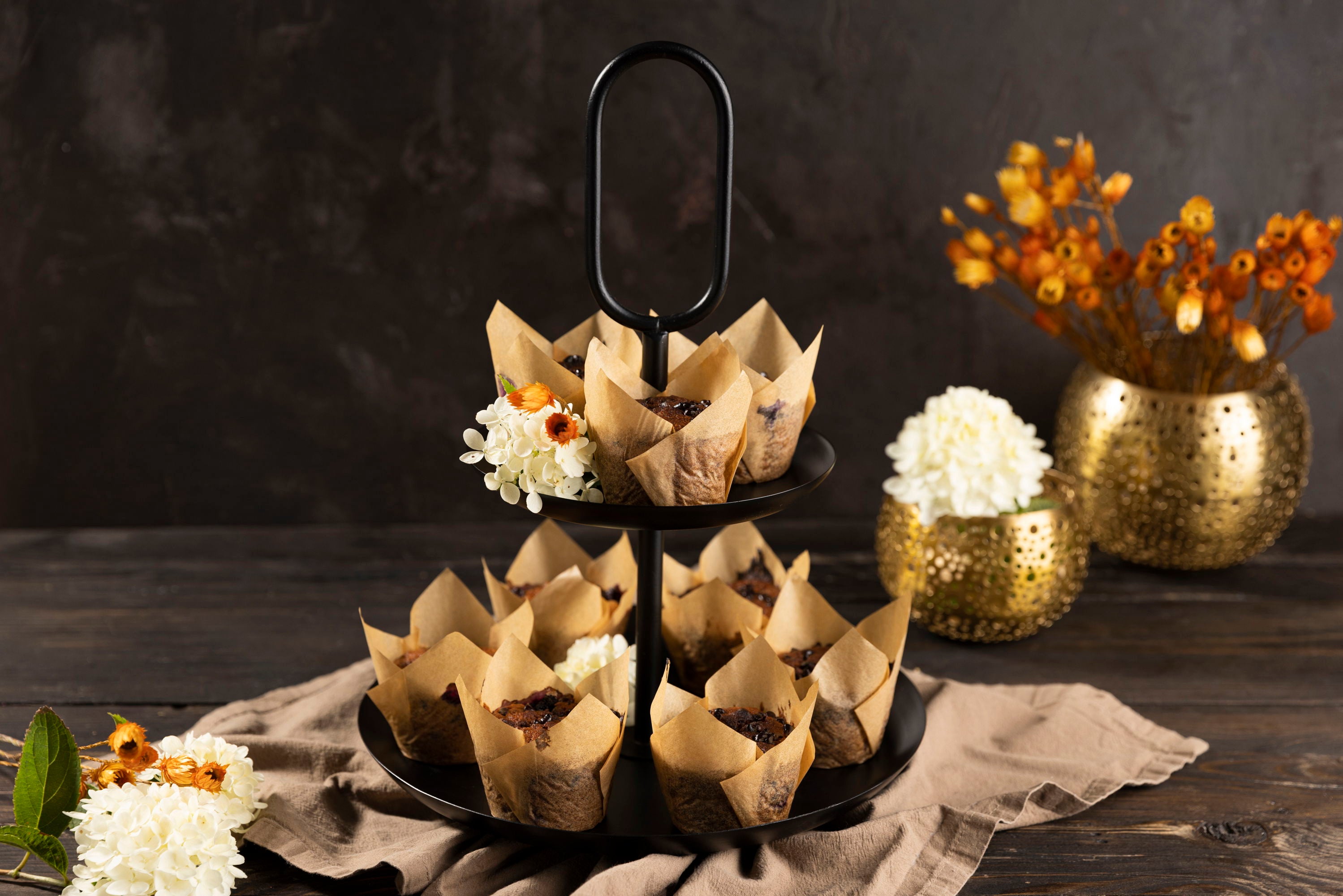 Sallys XXL Muffinförmchen - Tulpenform