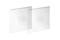 Zwei eckige, durchsichtige Ganaching Boards