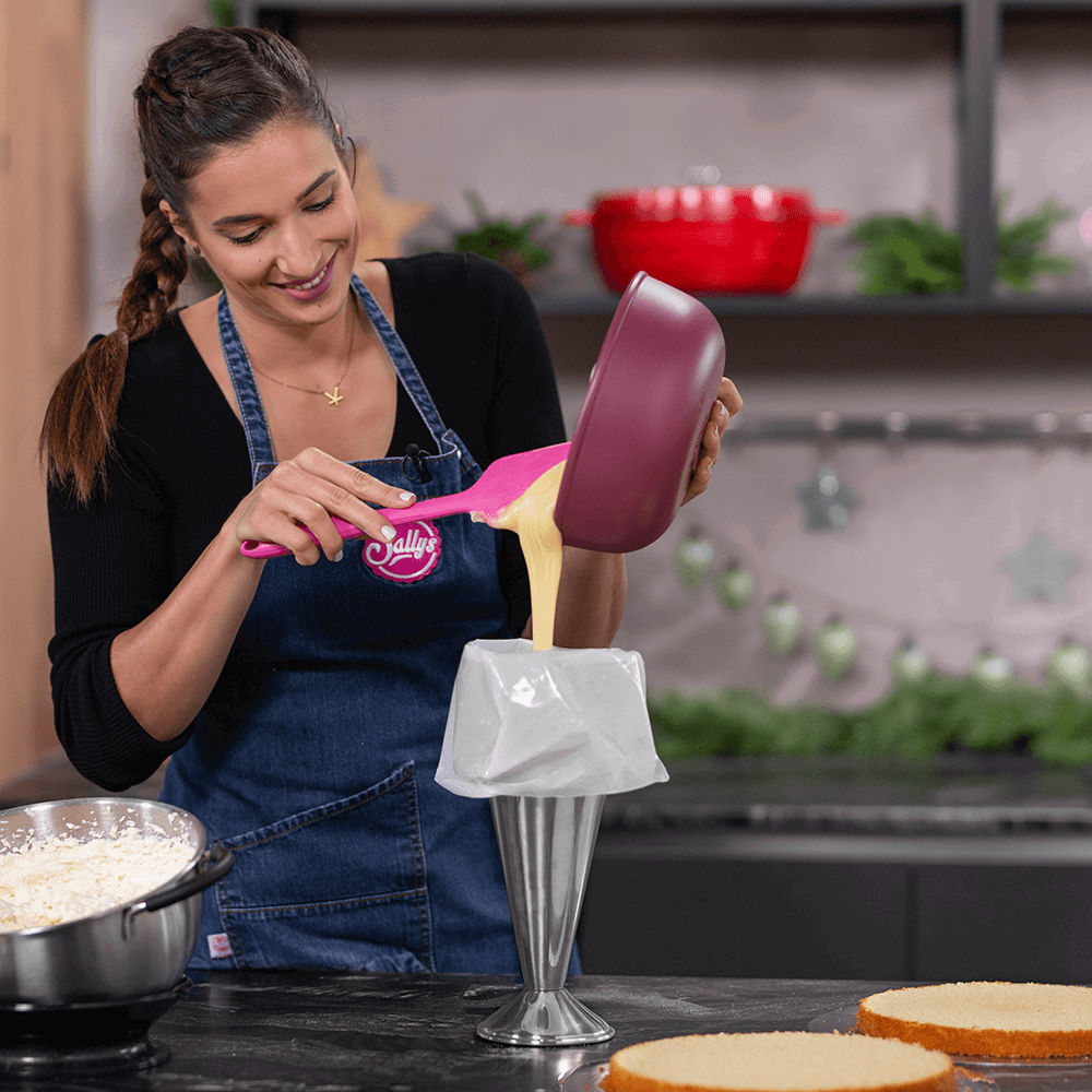 Sallys Spritzbeutelständer Edelstahl