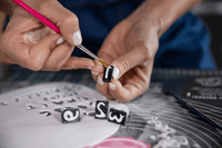 Sallys Zahlenstempel für Fondanttorten