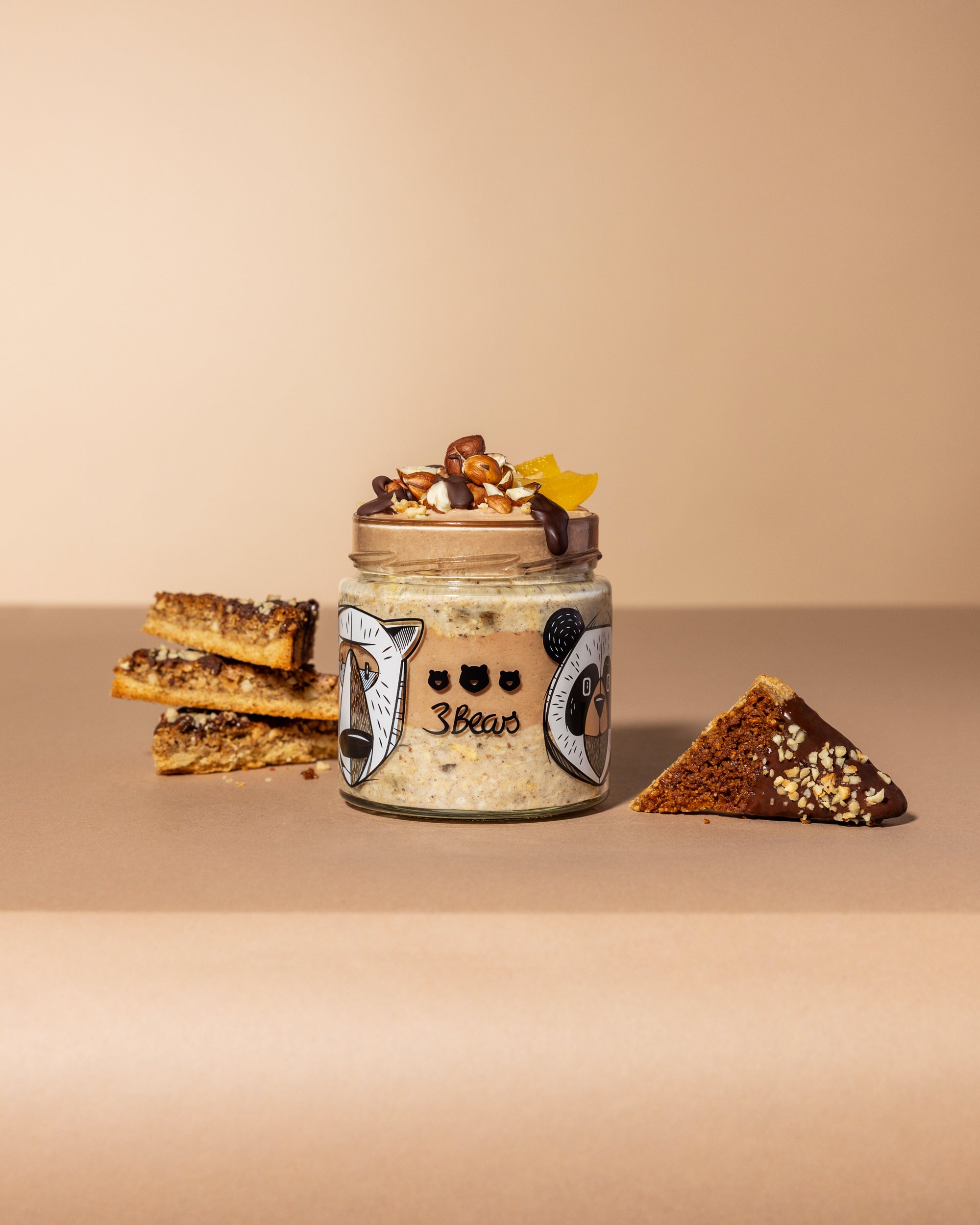 3Bears Overnight Oats Nussecke 400g