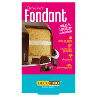 Fondant mit 25% Schokolade