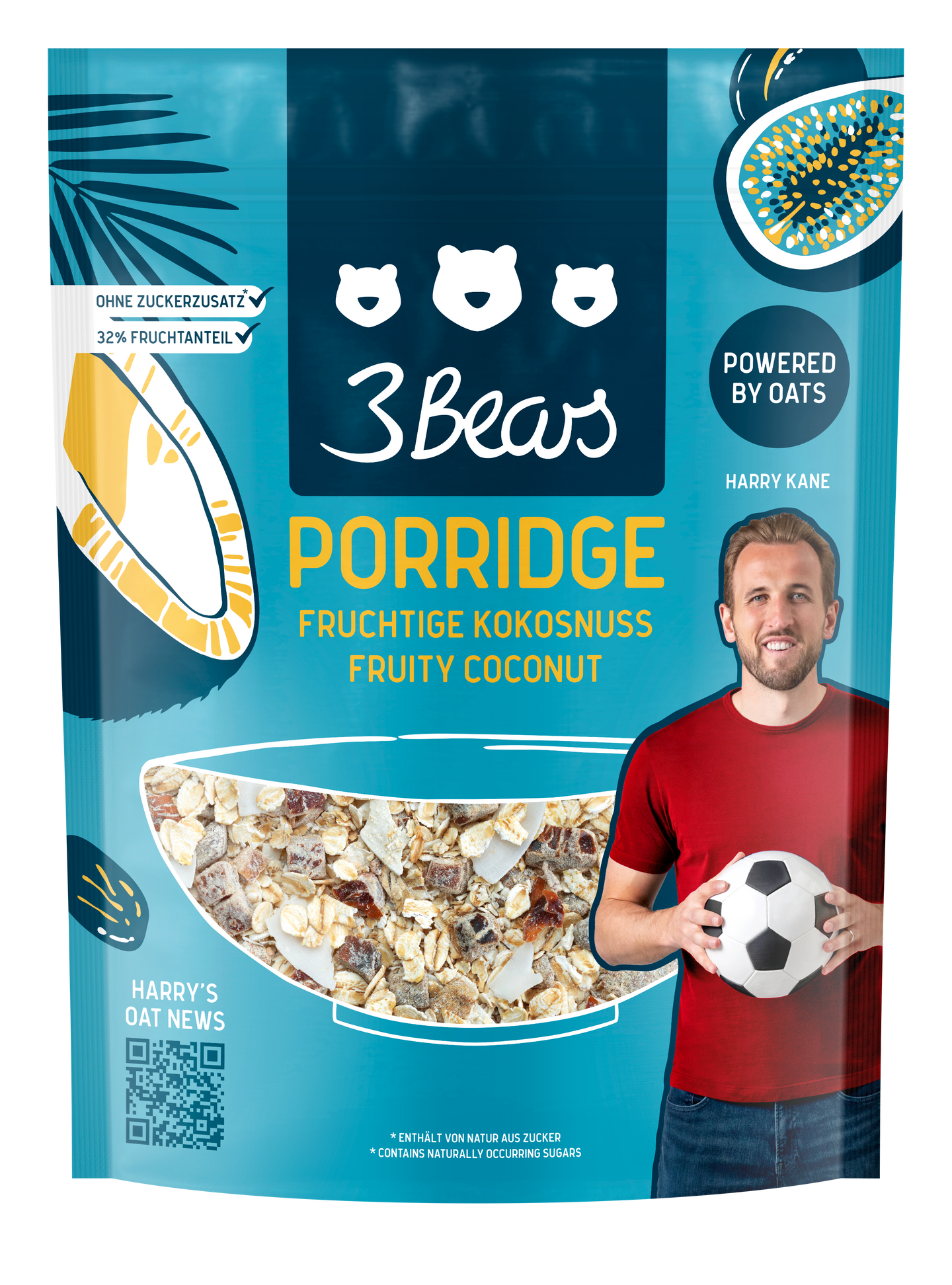 3Bears Porridge Fruchtige Kokosnuss 400g