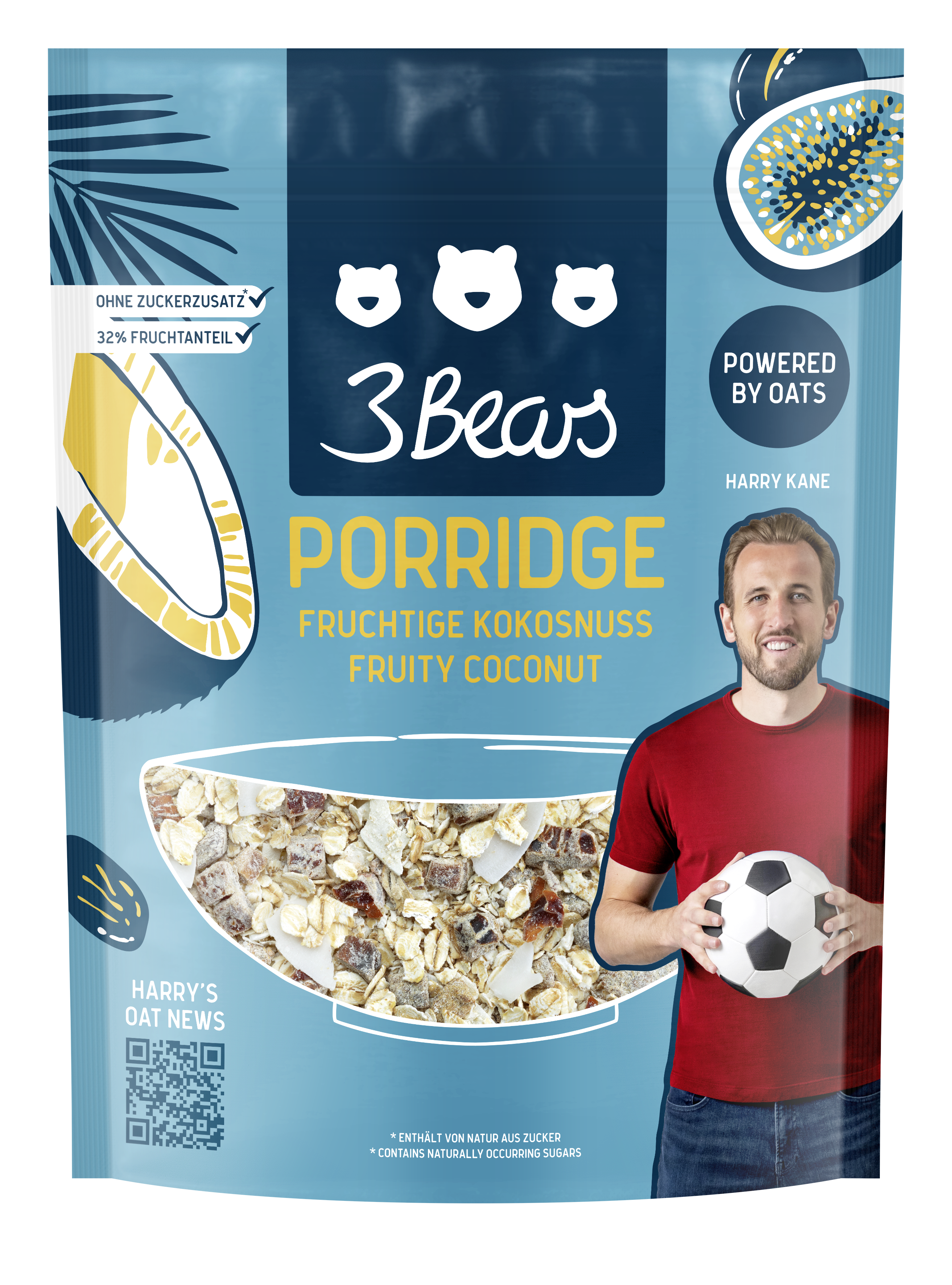 3Bears Porridge Fruchtige Kokosnuss 400g