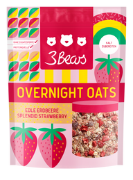 3Bears Overnight Oats Edle Erdbeere 400g