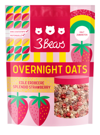 3Bears Overnight Oats Edle Erdbeere 400g