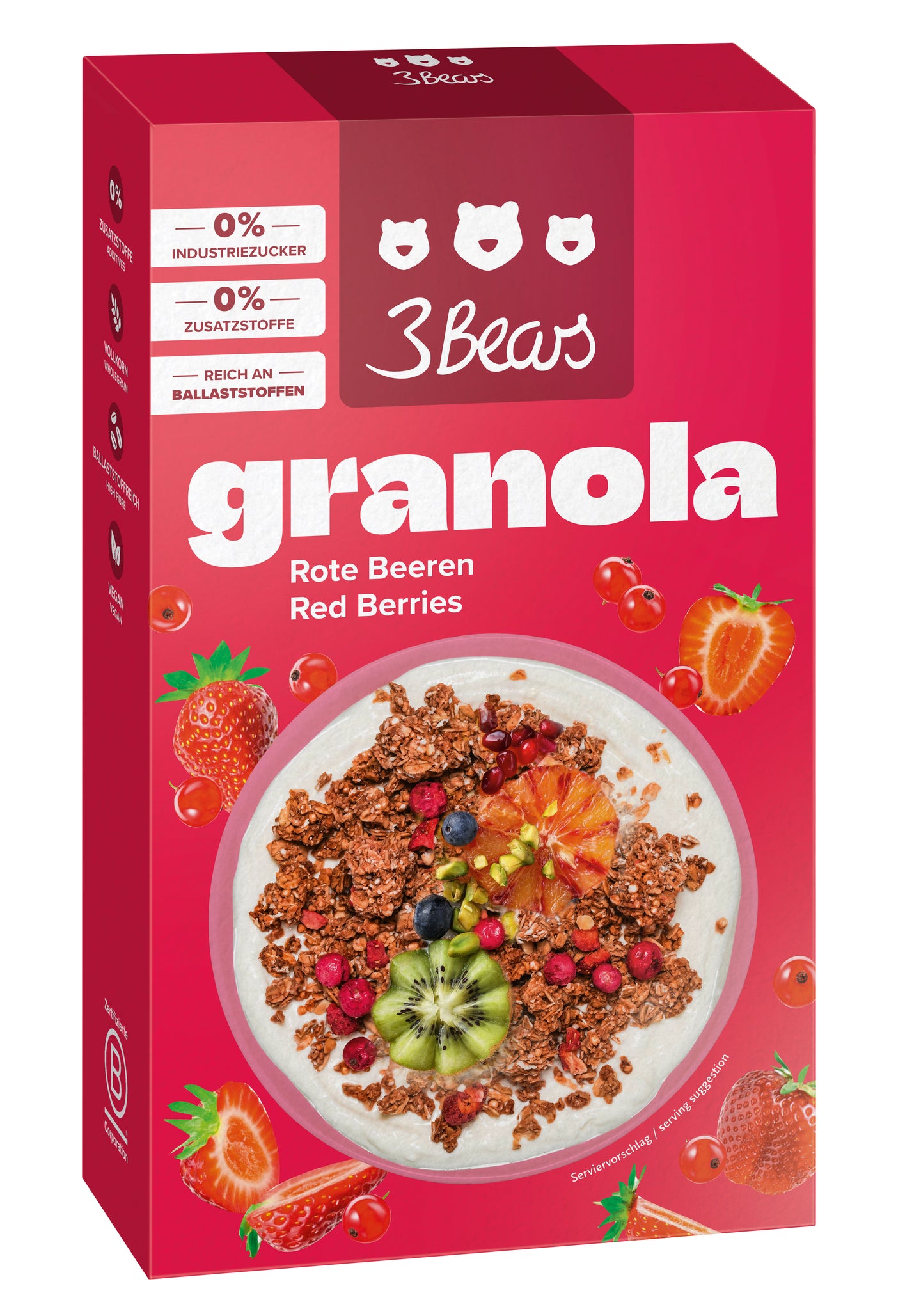 3Bears Red Berries Granola 325g