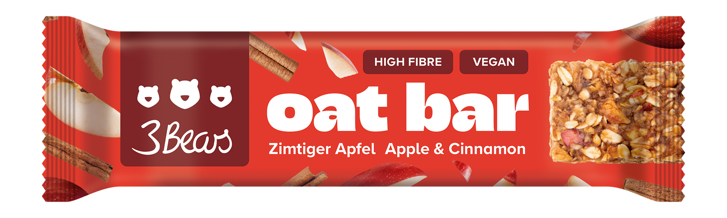 3Bears Oat Bar Zimtiger Apfel 45g