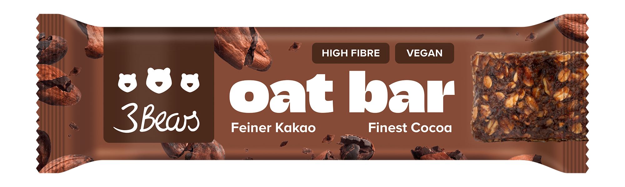 3Bears Oat Bar Feiner Kakao 45g