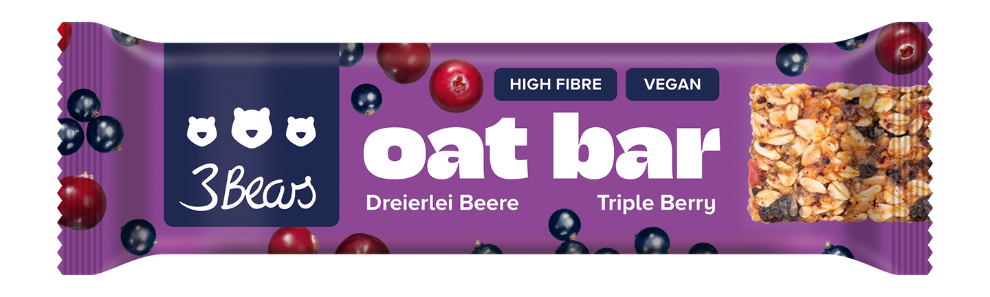 3Bears Oat Bar Dreierlei Beere 45g