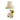 Eine Stofftierlampe Alpaka in Beige