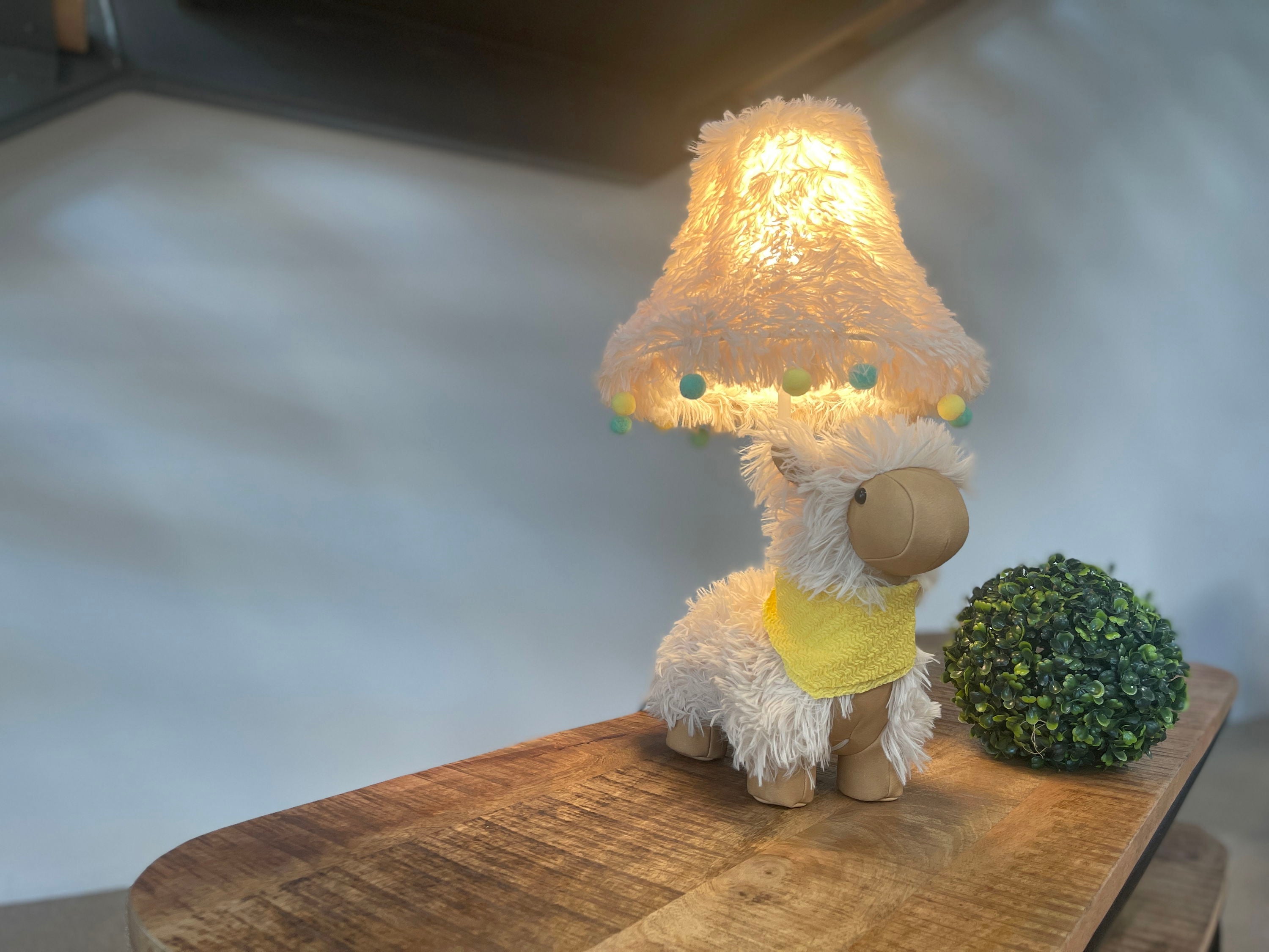 Alma das Alpaka - Stofftierlampe