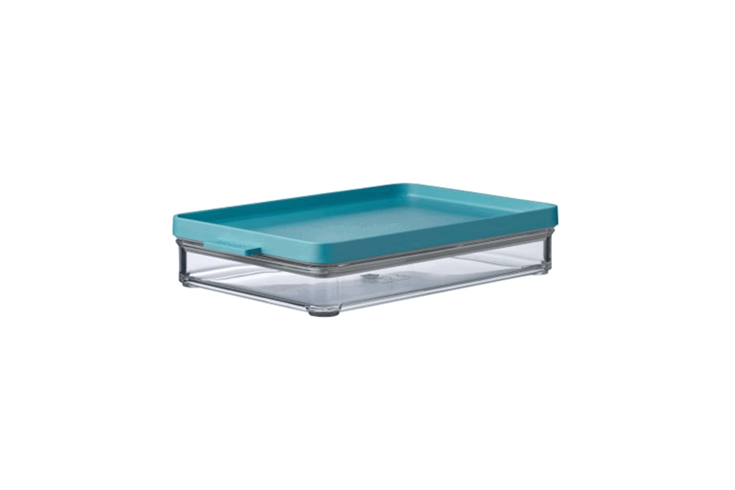 Eine flache Aufschnittdose in der Farbe nordic green