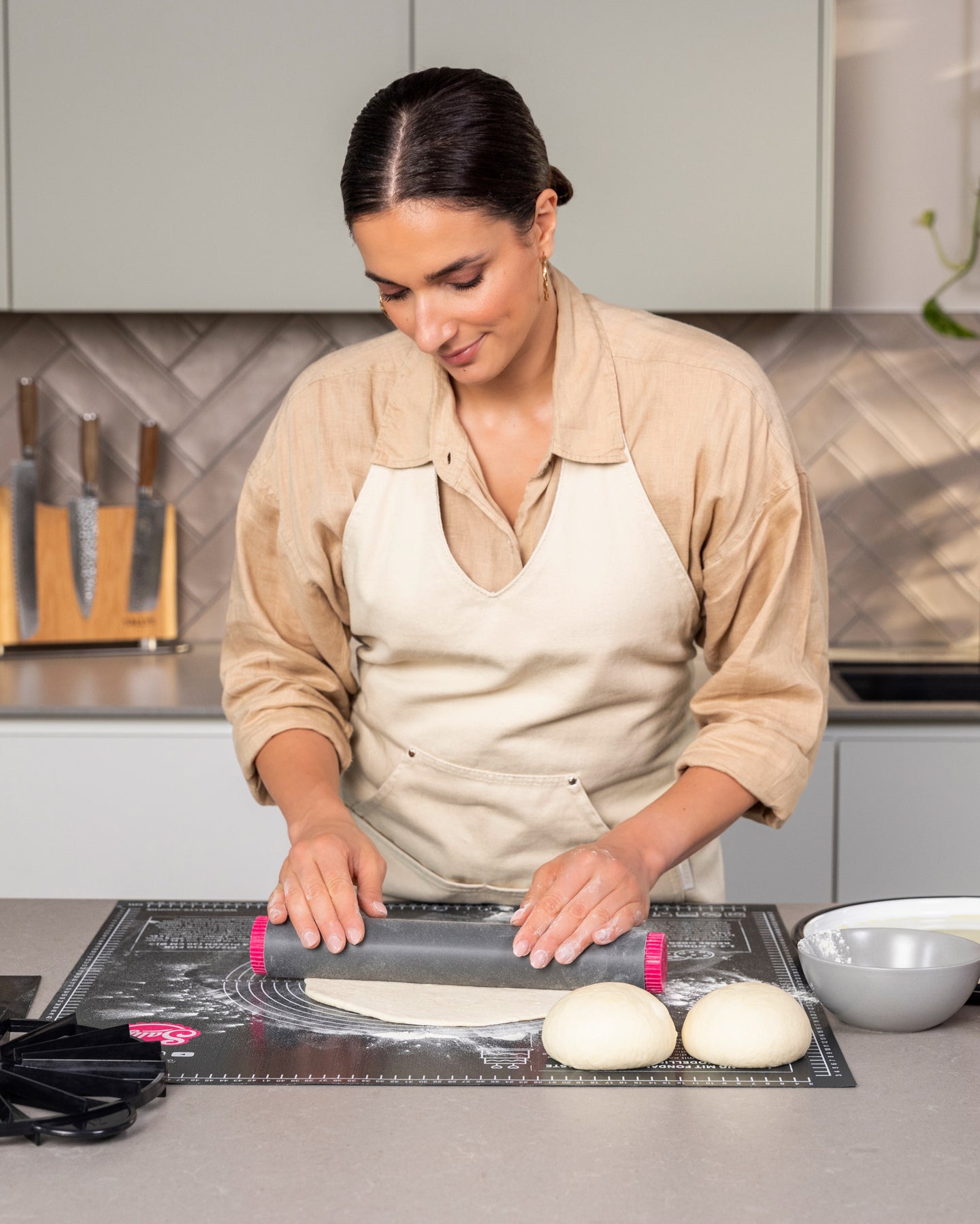 Sallys Profi Ausrollstab - 30 cm