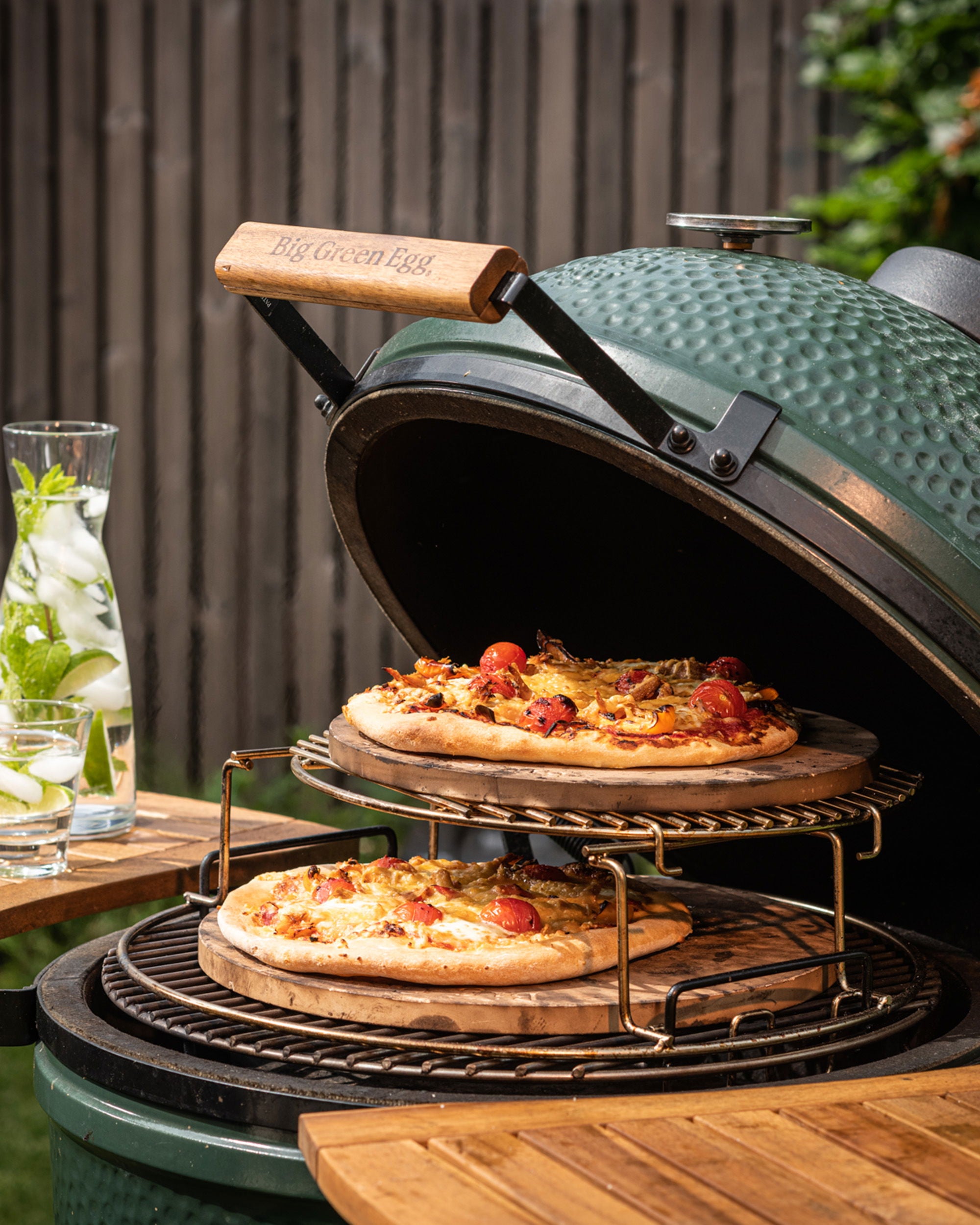 Big Green Egg Flacher Back- und Pizzastein LARGE