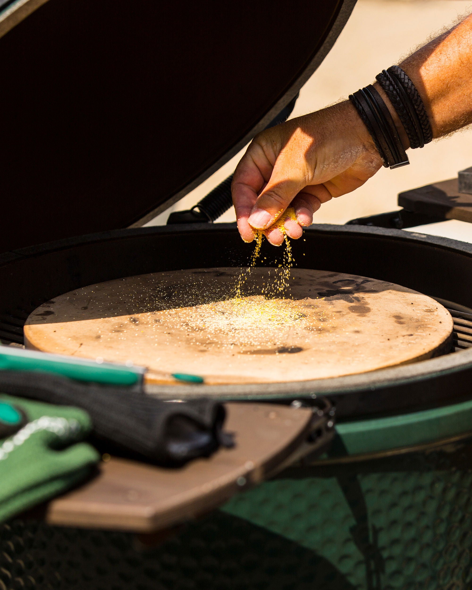 Big Green Egg Flacher Back- und Pizzastein LARGE