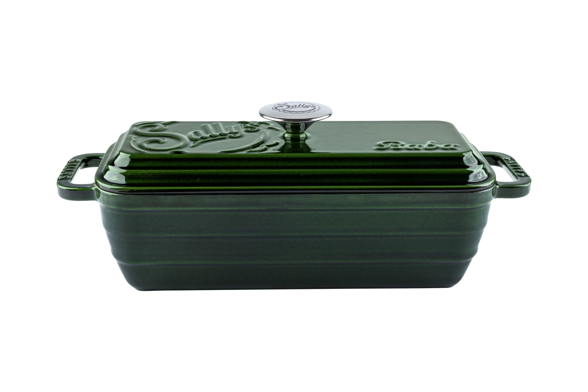 Eine Baba Form in der Farbe huntergreen