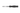 Ein kurzes Backformmesser mit schwarzem Griff