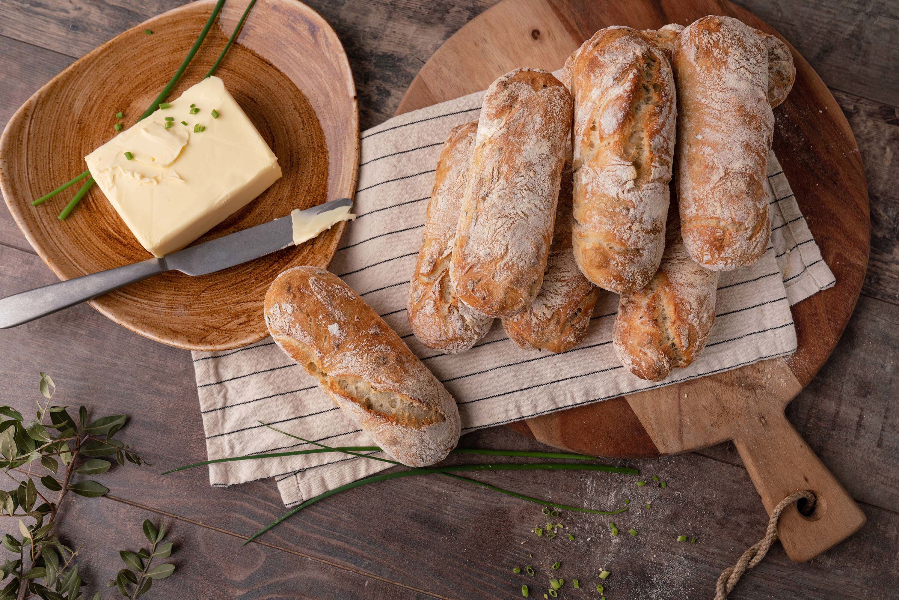 Sallys Mini-Baguetteblech