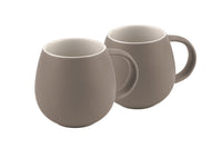 Zwei Belly Mugs in der Farbe earlgrey