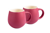 Zwei Belly Mugs in der Farbe wildberry