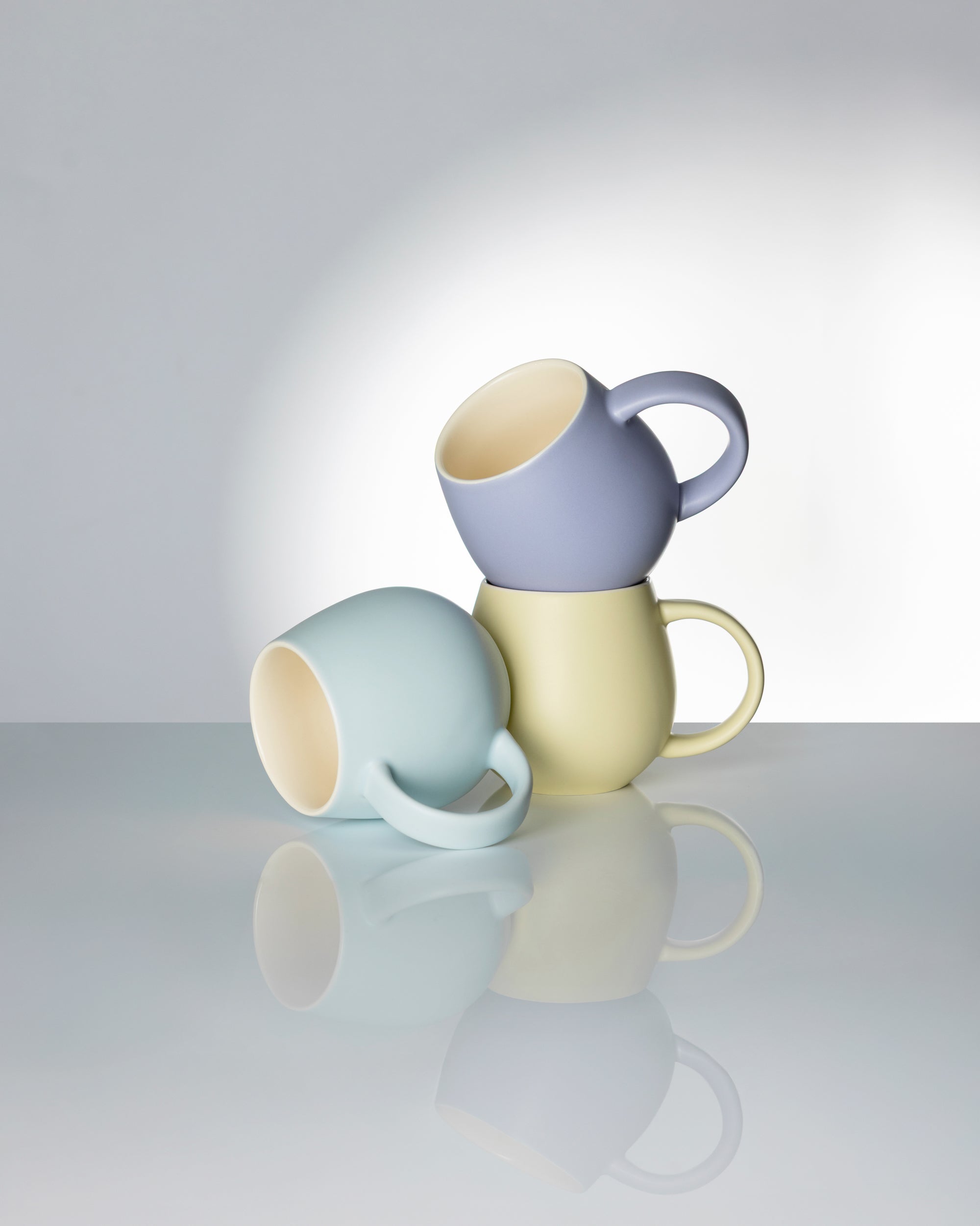 Sallys Belly Mug 3er-Set – Pastell