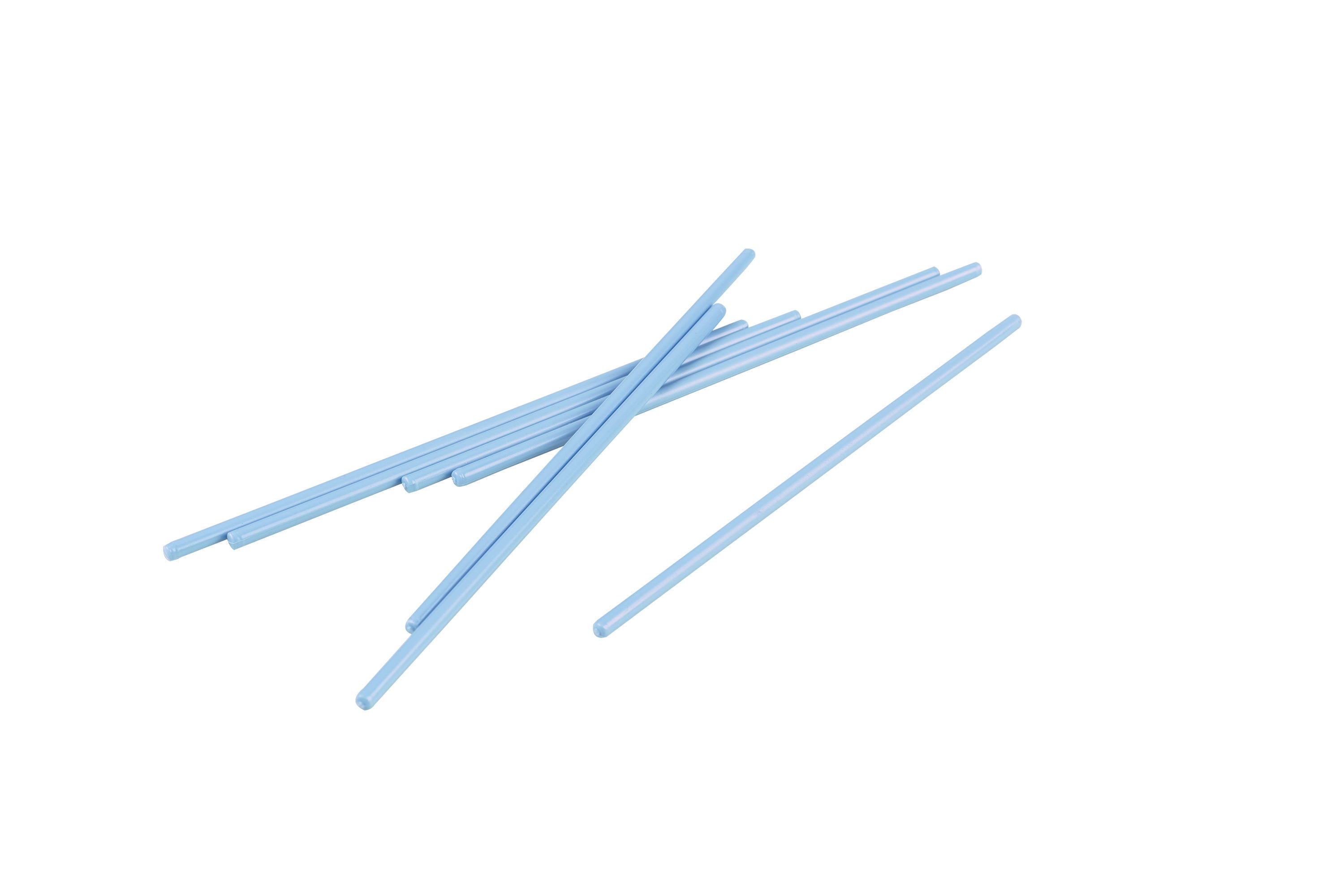 Mehrere blaue Lollisticks