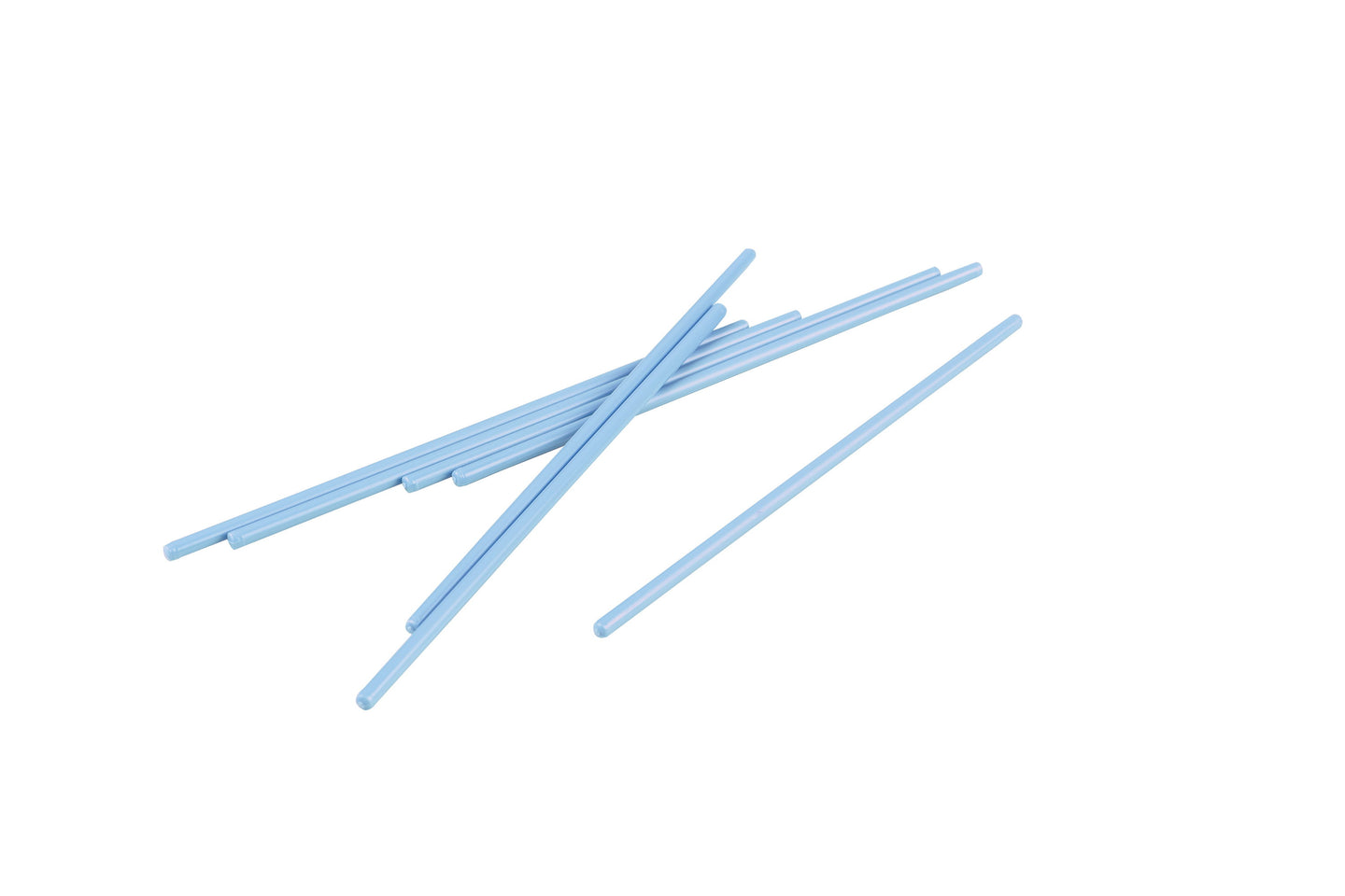 Mehrere blaue Lollisticks