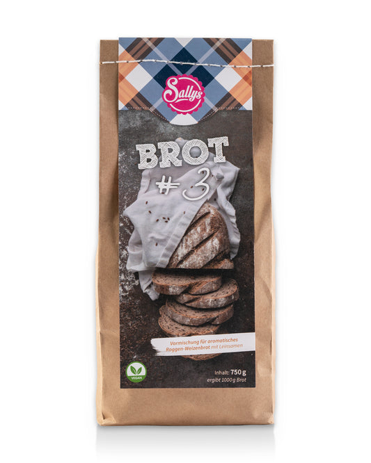 Sallys Brot #3 - Vormischung für Roggen-Weizenbrot