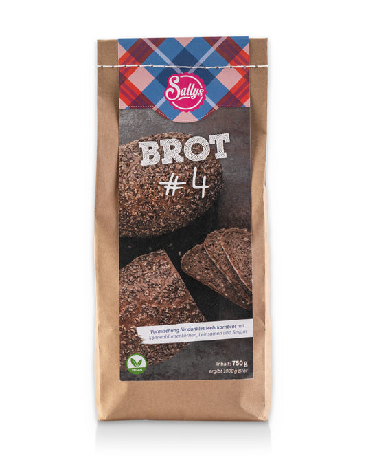 Sallys Brot #4 - Vormischung für dunkles Mehrkornbrot