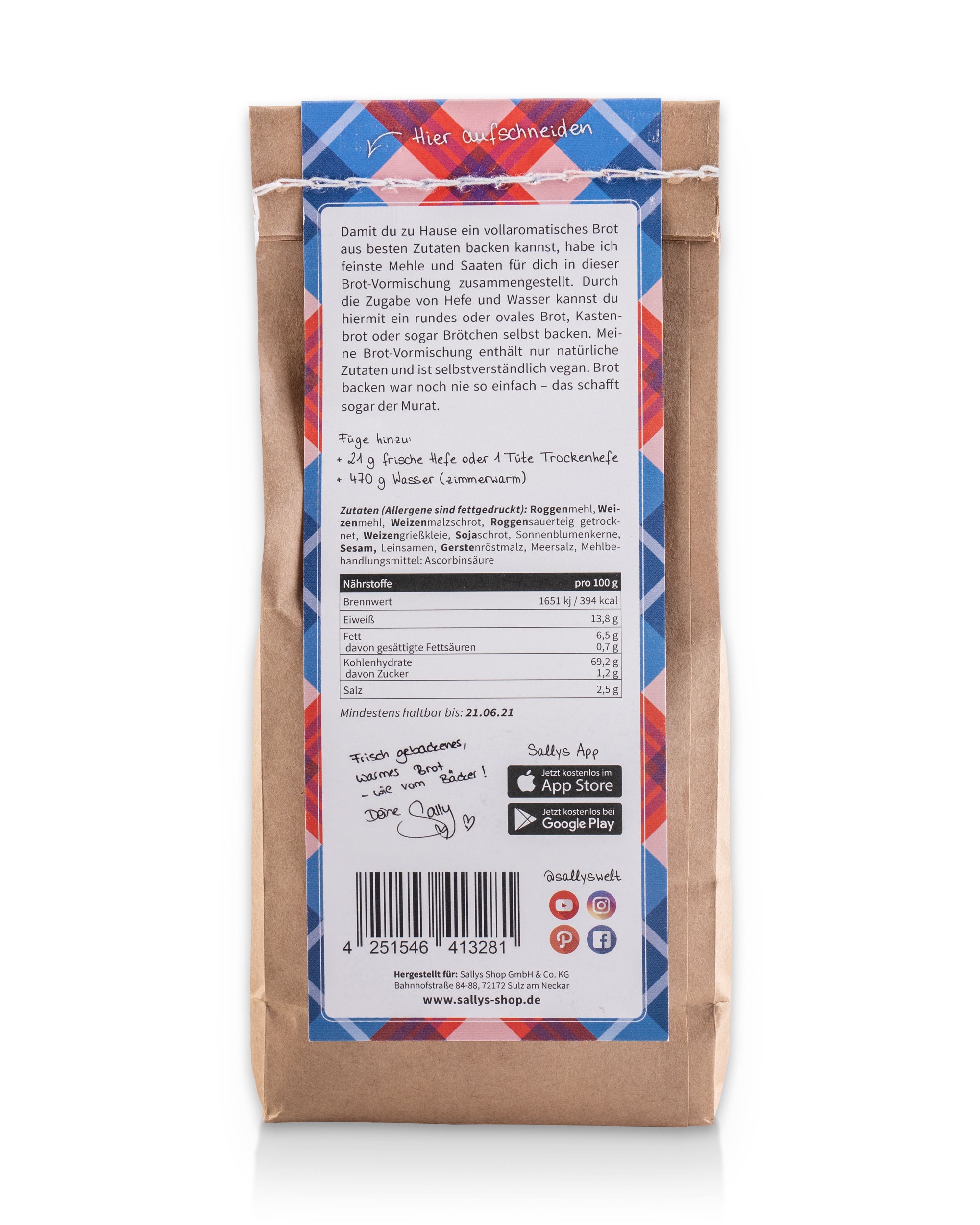 Sallys Brot #4 - dunkles Mehrkornbrot