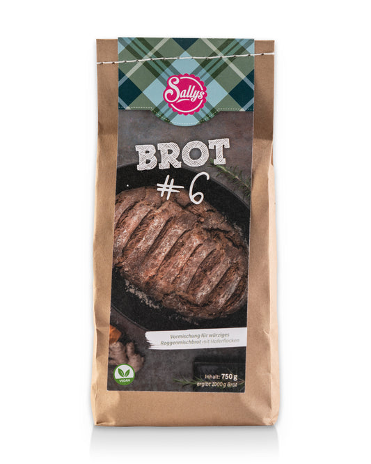 Sallys Brot #6 - Vormischung für würziges Roggenmischbrot