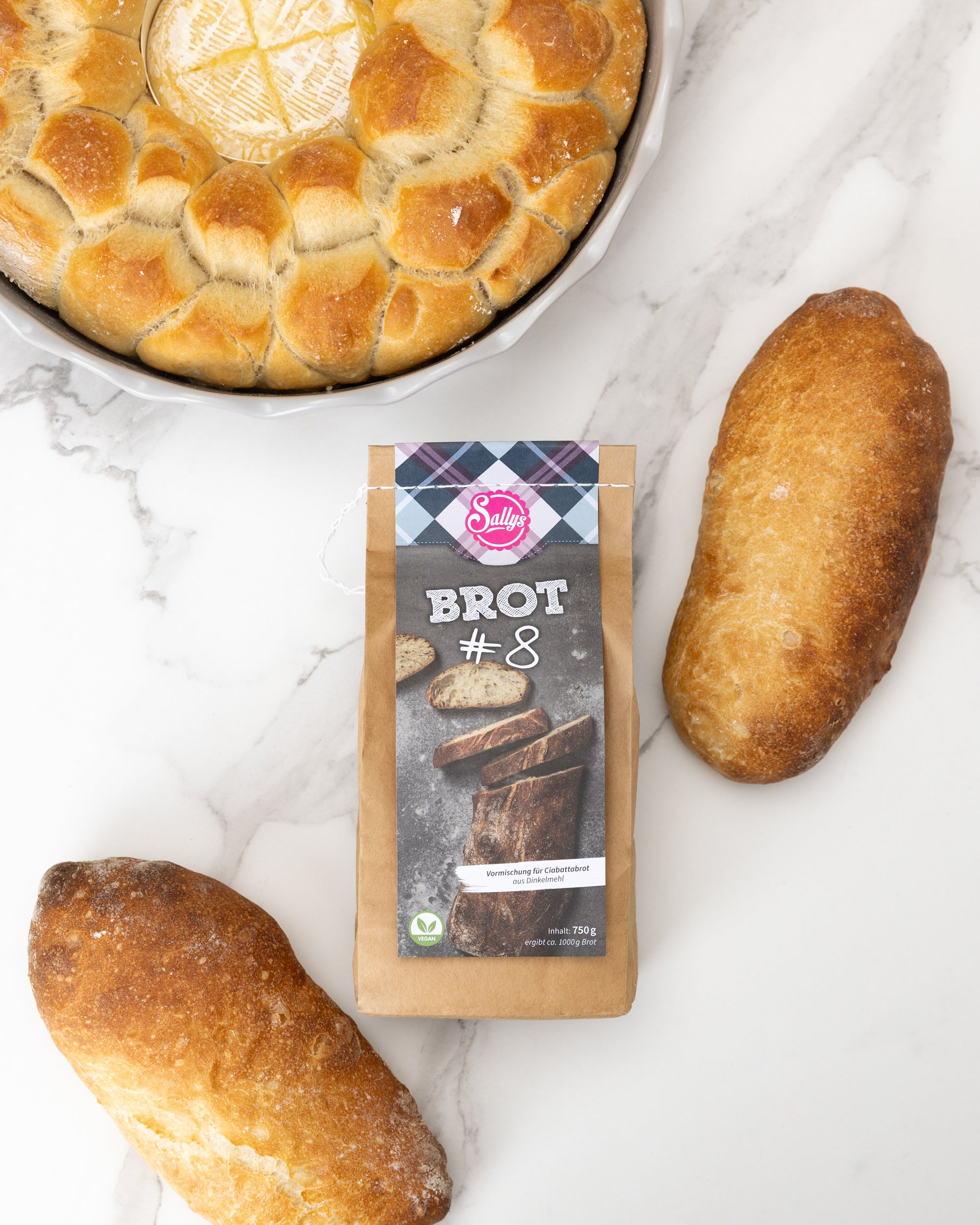 Sallys Brot #8- Vormischung für Ciabattabrot