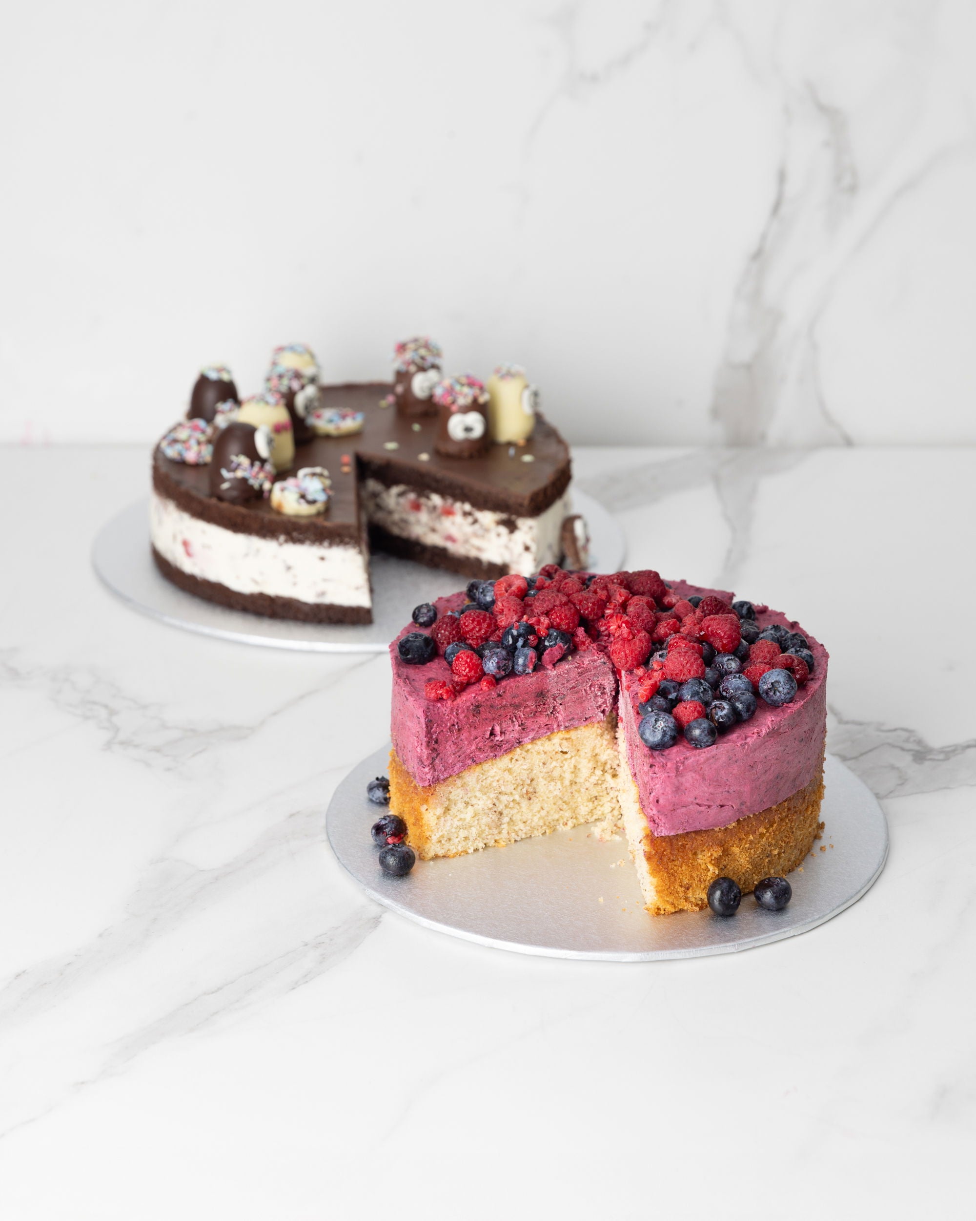 Sallys Cake Boards - silber - 3er Set