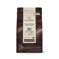Eine Packung Callebaut dunkle Schokolade