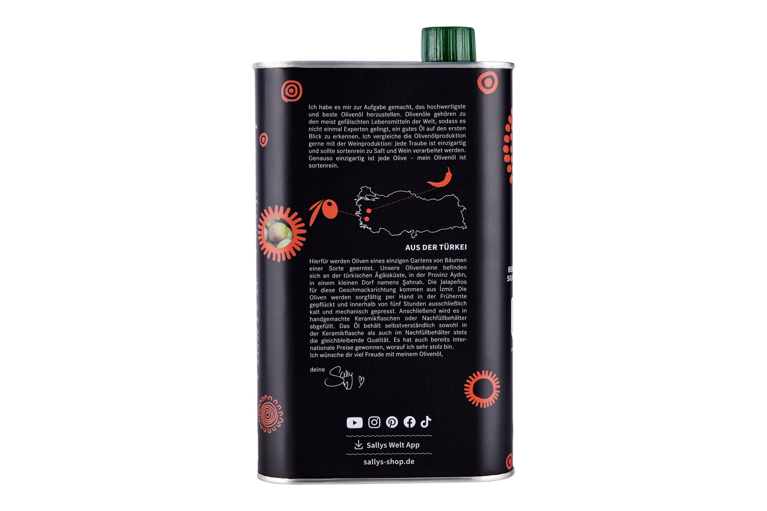 Sallys Chili-Olivenöl Nachfüllkanister