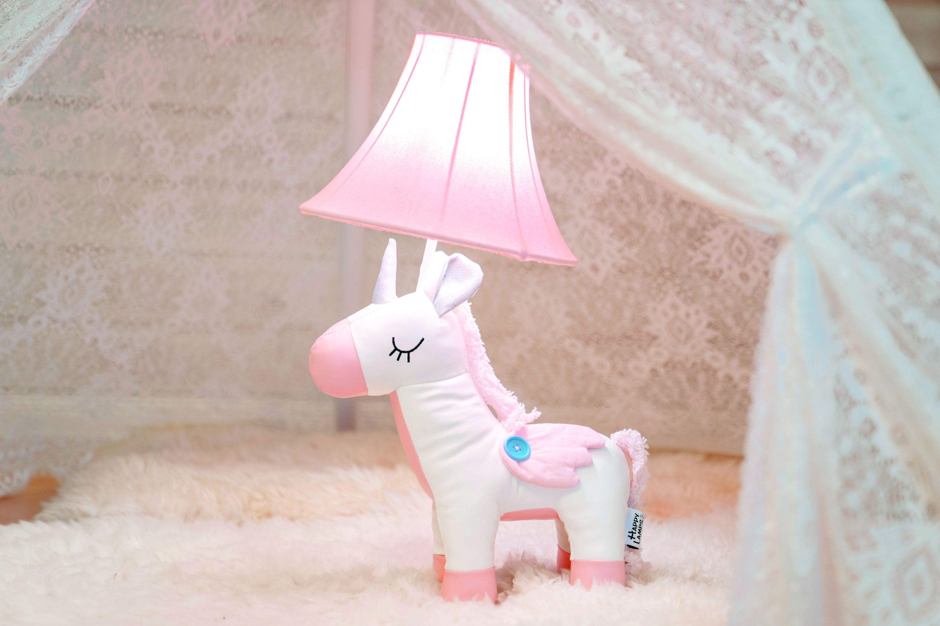 Elsa das Einhorn - Stofftierlampe